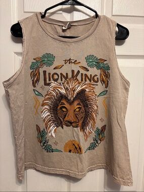 “The Lion King” Screen-printed Tank Top